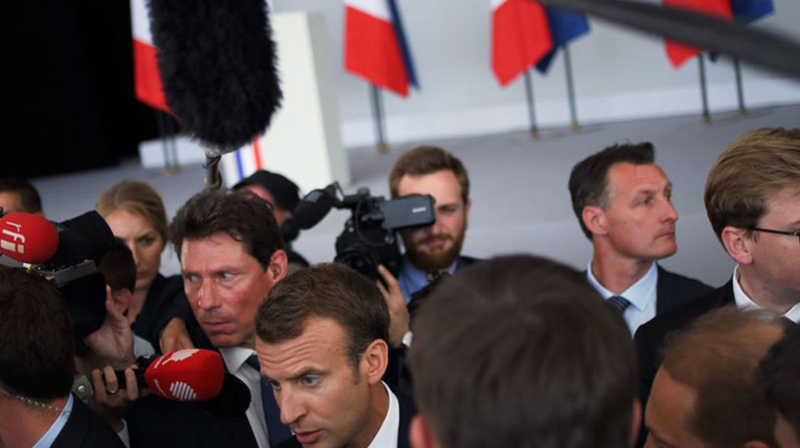 Visite du Président de la République Emmanuel Macron à Quimper (10)