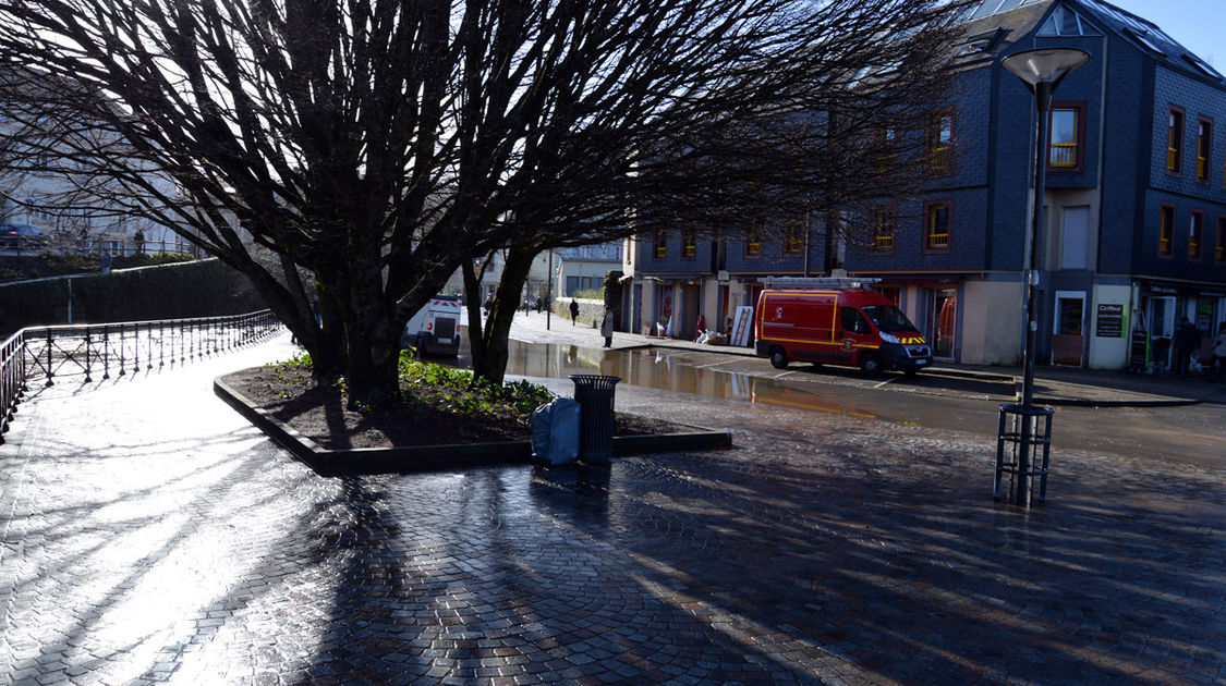 Inondation - Le Steir déborde - Intervention des pompiers boulevard Moulin au Duc - 7 février 2014 (42)
