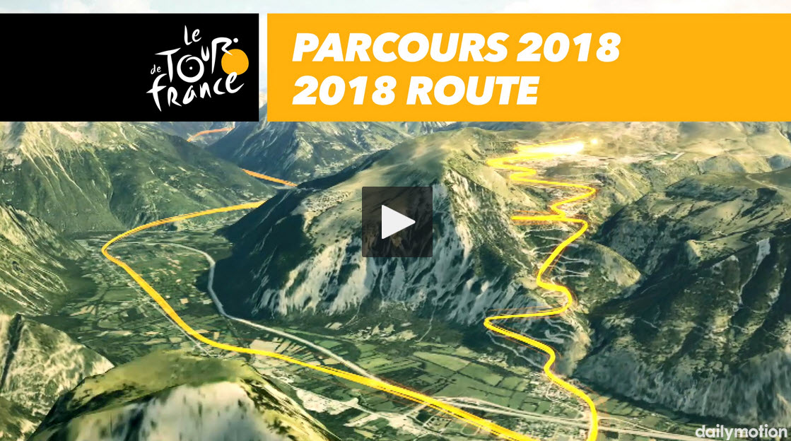Le parcours du Tour de France 2018 en 4 minutes