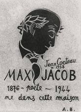 Plaque apposée sur la maison natale de Max Jacob
