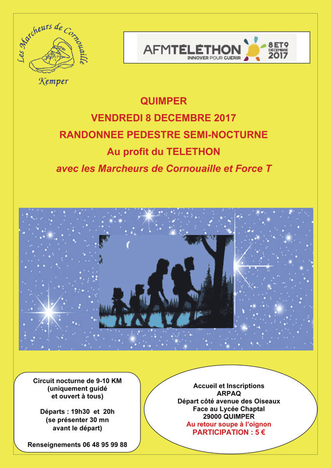 randonnee pedestre quimper