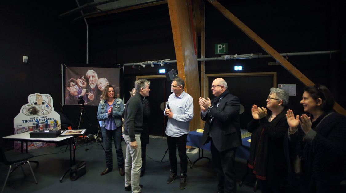Emmanuel Lepage a reçu le grand prix de la BD bretonne pour Ar Men lors de la 7 édition du festival Penn ar BD (1)