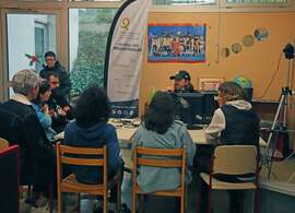 La médiathèque au Pixel Festival