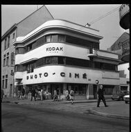 Quimper, Ty Kodak vue du boulevard Kerguélen , 1972