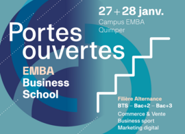 EMBA Business School : journée portes ouvertes du pôle commerce vente en alternance.