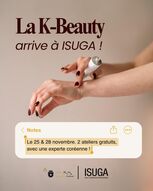 Atelier K-Beauty : découvrez les secrets de la beauté coréenne à ISUGA