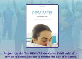 Projection du film «Revivre» pour la Journée mondiale du don d'organes
