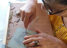 Atelier de linogravure au musée