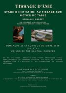 Stage d'initiation au tissage sur métier de table