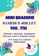 Mini braderie du Secours populaire