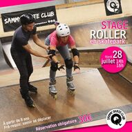 Stage roller en skatepark