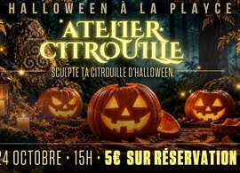 Atelier citrouille à La Playce