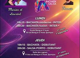 Rentrée cours de salsa et bachata débutant