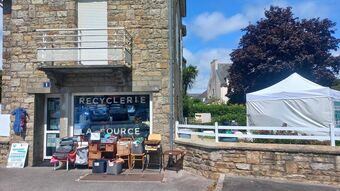 Devanture recyclerie