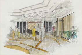 Plan du hall des archives (7 FI 274)