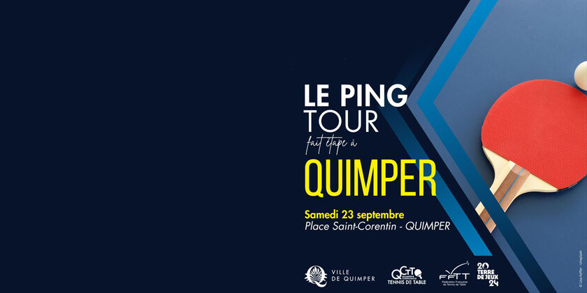 Ping Tour fait étape à Quimper : Samedi 23 septembre