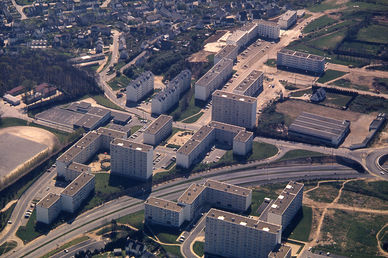 Vue générale de la ZUP au début des années 70