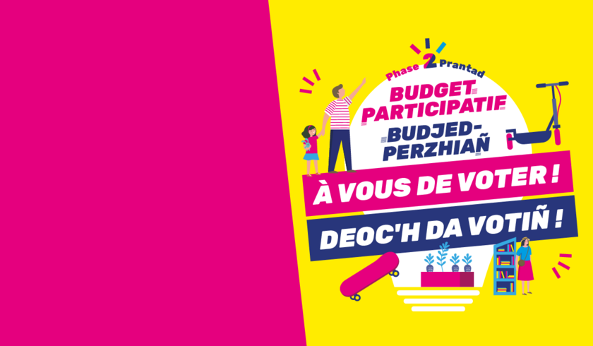 Budget participatif : phase de vote du 10 septembre au 22 octobre 