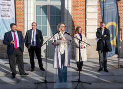 Inauguration de la gare par Isabelle Assih , maire de Quimper. (2025)