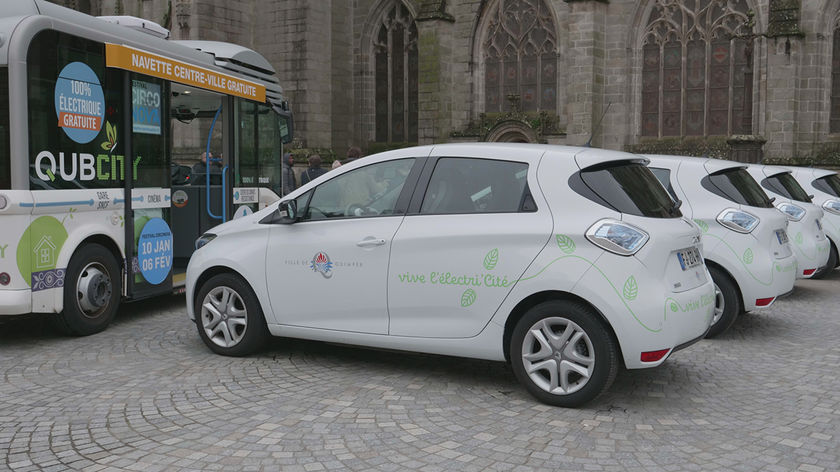 La collectivité présente ses nouveaux véhicules électriques