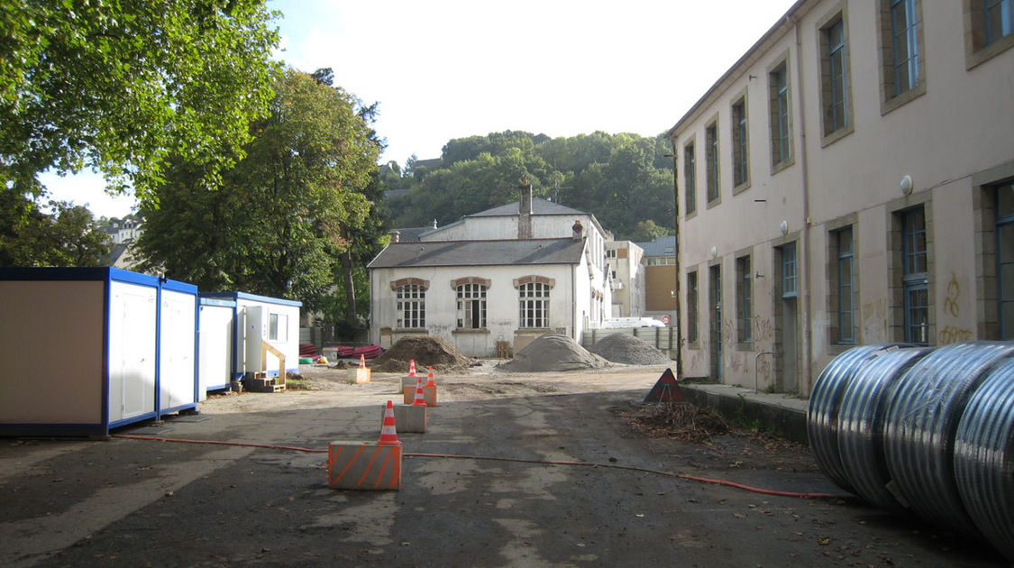 Chantier du pôle Max Jacob : vue du site – le 17 octobre 2013.