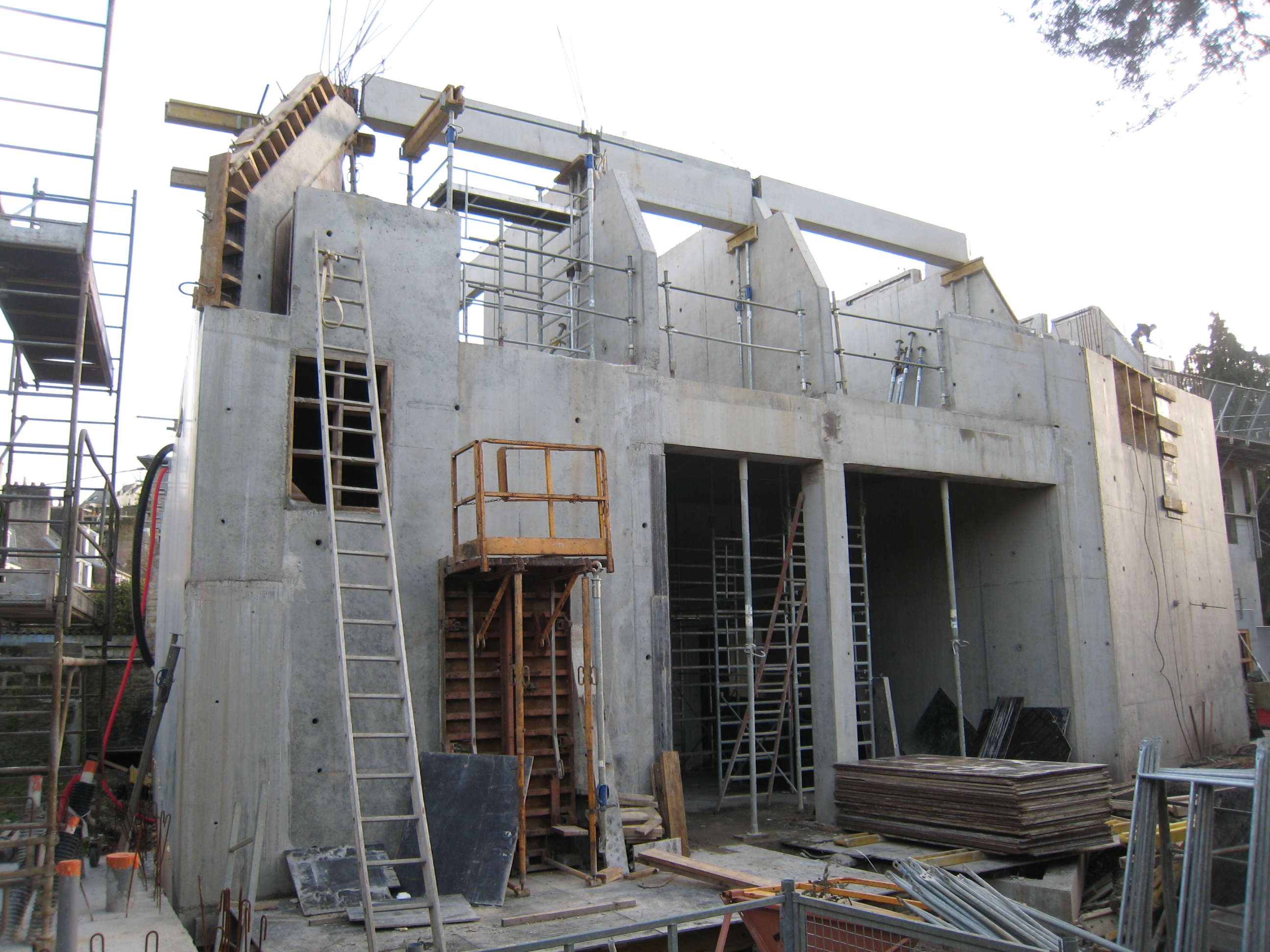 Le chantier du Pôle Max Jacob (juillet 2013 - février 2014)