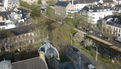 Chantier du pôle Max Jacob : Vue de Quimper depuis le pôle Max Jacob à 40m de hauteur. Le 31 mars 2014 