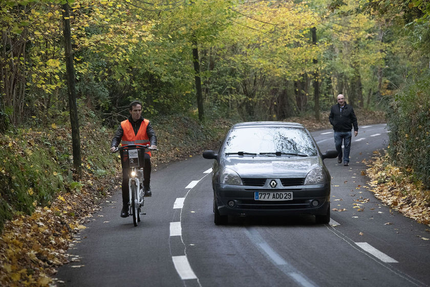 Le chaucidou : le partage de voie entre vélo, voiture et piéton