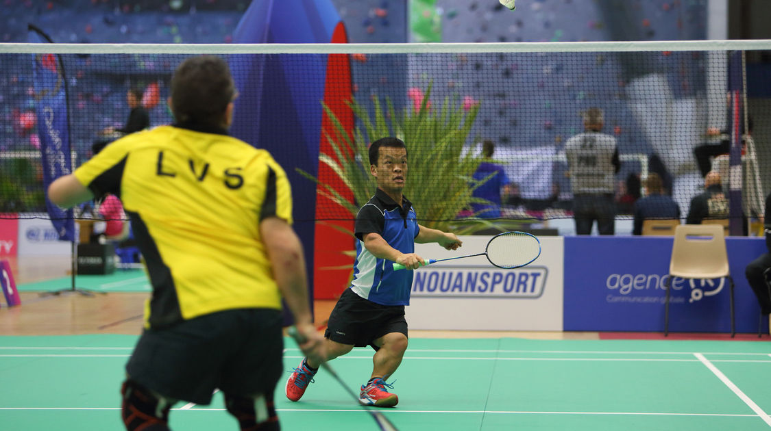 Du 20 au 22 janvier 2017 la halle des sports de Penhars accueillait les 4e championnats de France de parabadminton organisés par la section badminton de l Ujap (7)