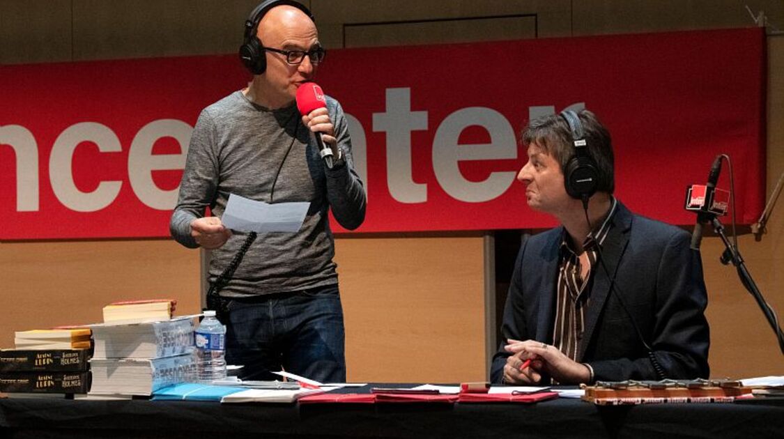 Enregistrement du "Jeu des 1 000€" de la radio France Inter présenté par Nicolas Stoufflet à Quimper au Chapeau Rouge