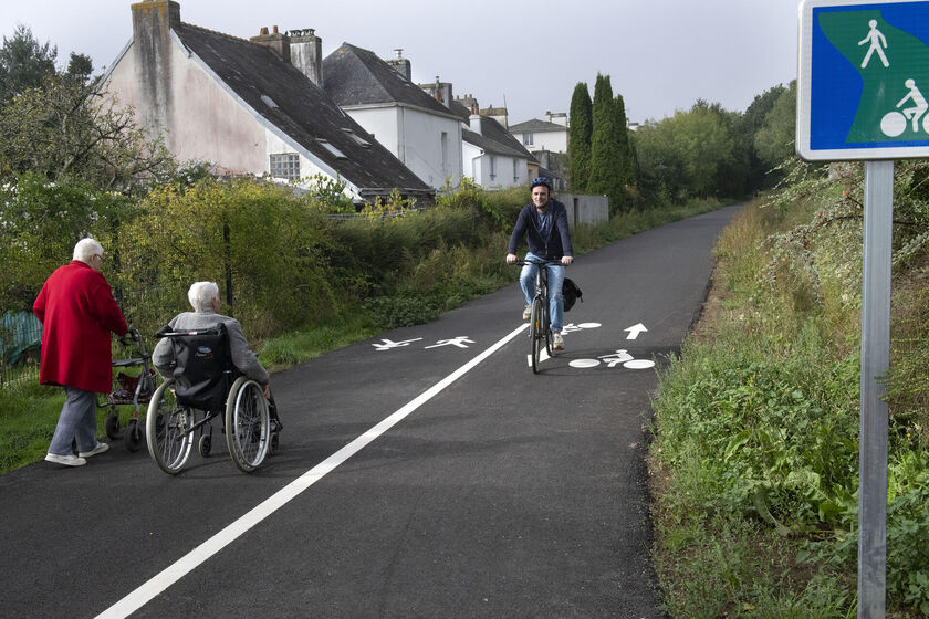 Voie verte Quimper-Pluguffan : fin des aménagements d’éclairage public