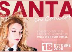 Grande salle : RDV le 18 octobre pour un concert caritatif de SANTA ! 