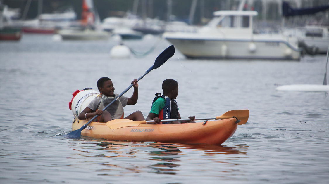 Les jeudis sur  l’eau, sortie Kayak à Bénodet 
