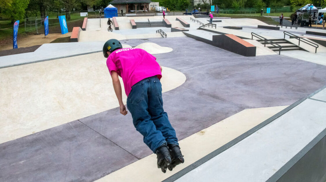 Inauguration du nouveau Skatepark à Creach Gwen
