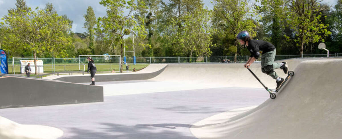 Skatepark : Inauguration du nouvel équipement à Creach Gwen