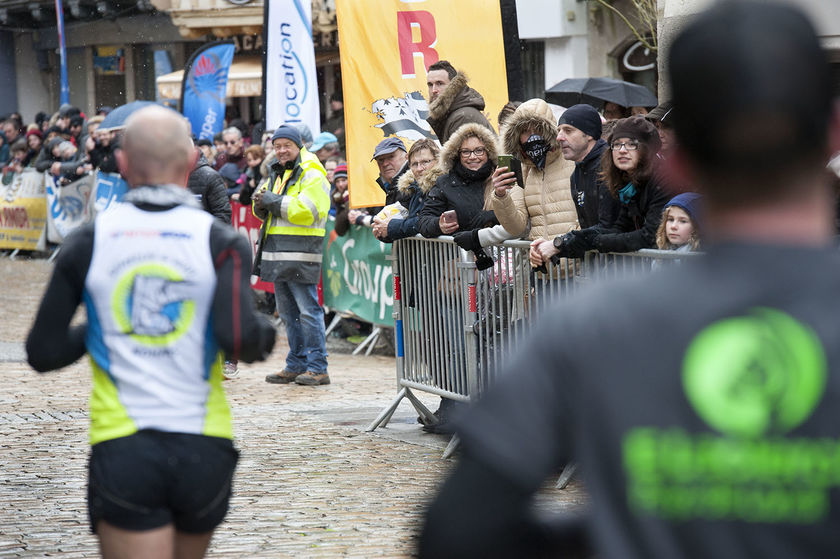 Semi-marathon Locronan-Quimper dans le froid et sous la neige !