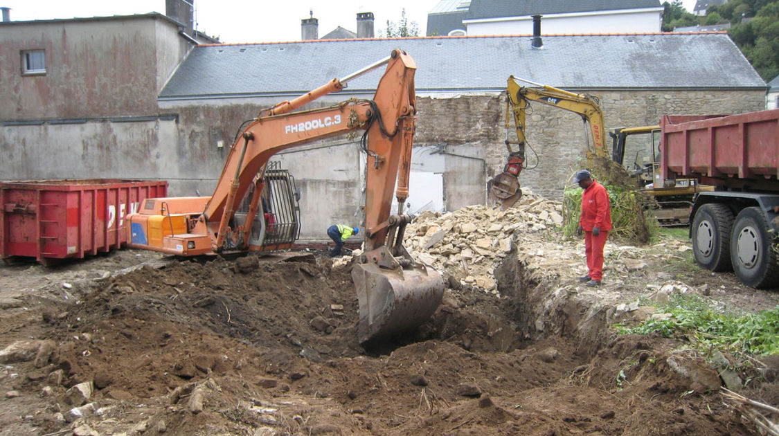 Chantier du Pôle Max Jacob : début des travaux de construction du Novomax.