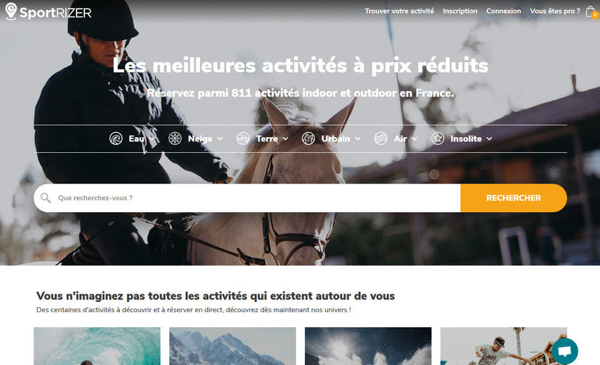Le site Sportrizer.com
