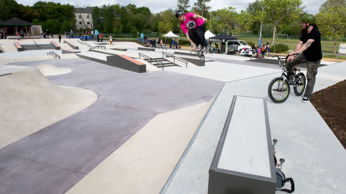 Inauguration du nouveau Skatepark à Creach Gwen