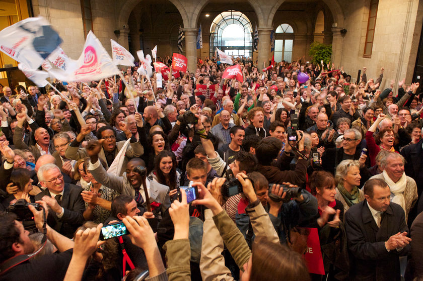 Le second tour de la présidentielle en images