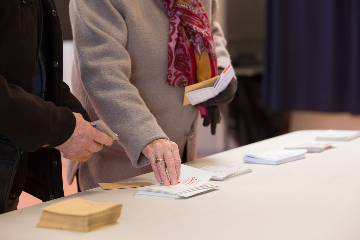 Premier tour des élections départementales 2015 à Quimper