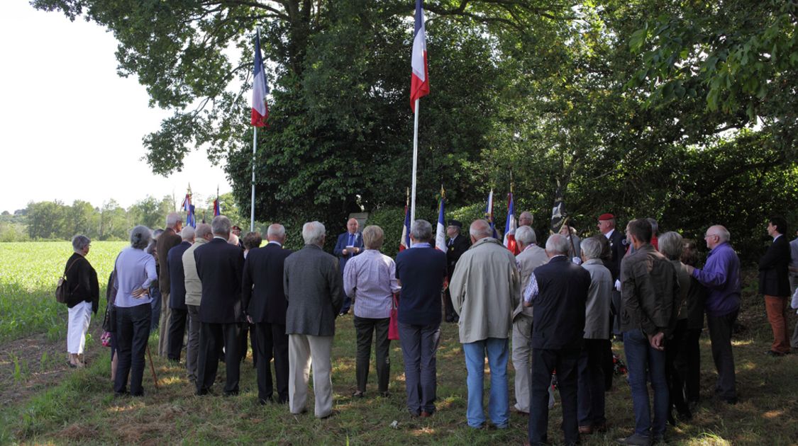 Commémoration du souvenir des résistants morts aux fermes du Guellen, Penhoat et Kergrenn (2)