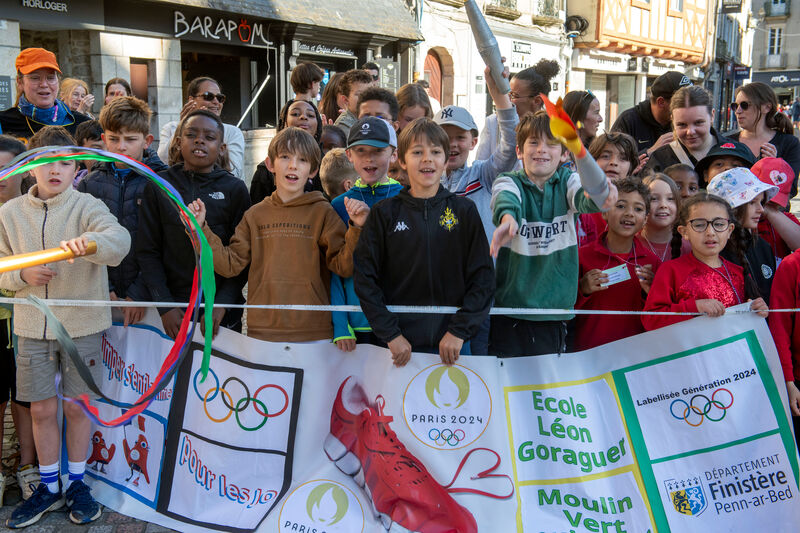 Passage de la flamme olympique 2024