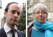 Jérôme Abbassene et Jeannine Brelivet (LD)