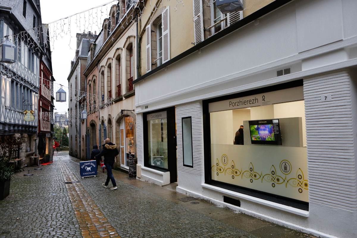 La nouvelle conciergerie rue du Guéodet