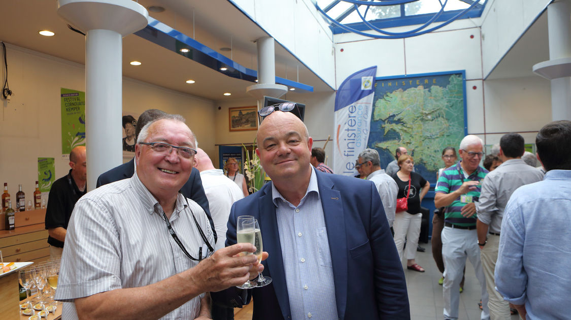 Jean-Michel Le Viol, président du festival aux côtés de Ludovic Jolivet (7)