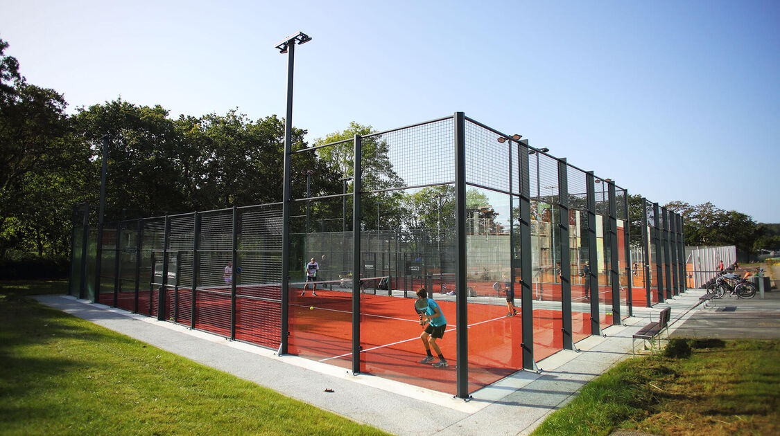 Nouveaux terrains de padel et tennis extérieurs de Creac'h Gwen