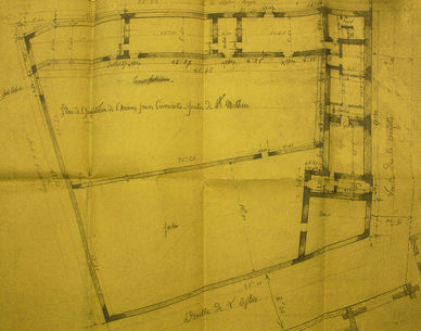 Plan de la maison de justice de Quimper