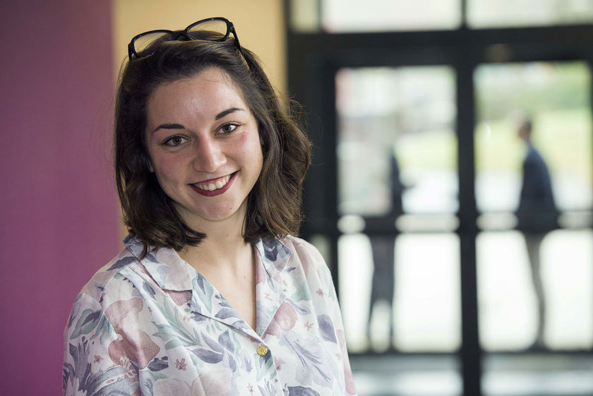 Océane Beigneux peaufine son projet de site web