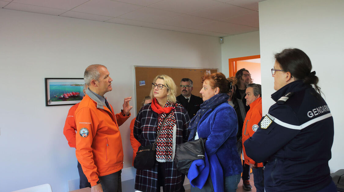  Inauguration du Centre de Formation et d'Intervention -SNSM Quimper, en présence de son parrain Jean Le Cam.